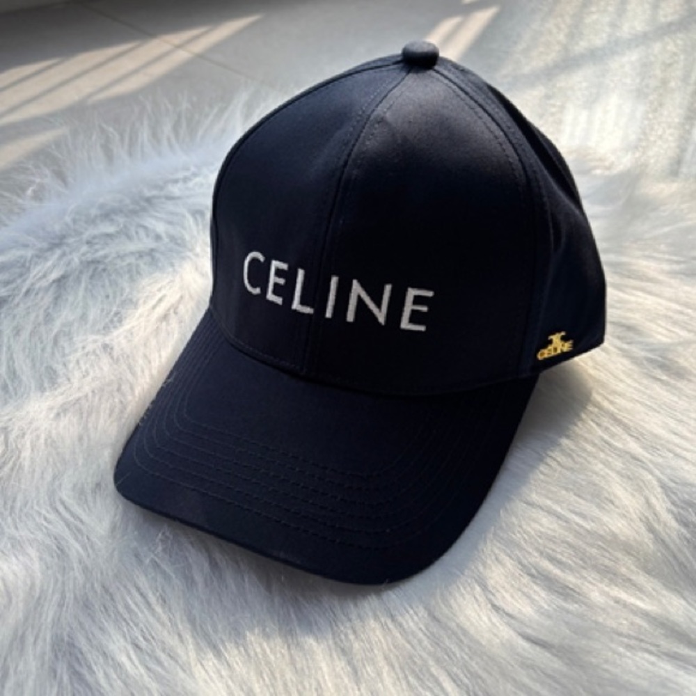 Celine dark blue baseball cap